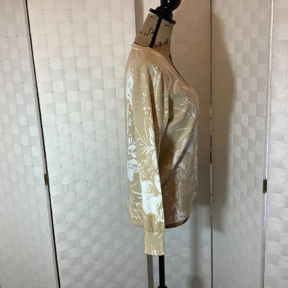 st. john's bay floral cardigan size medium - Picture 7 of 7